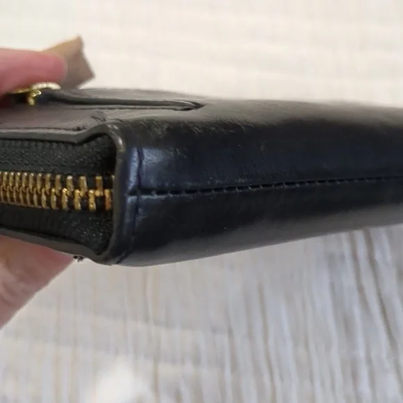 FOSSIL black Leather medium Wallet - Picture 9 of 13